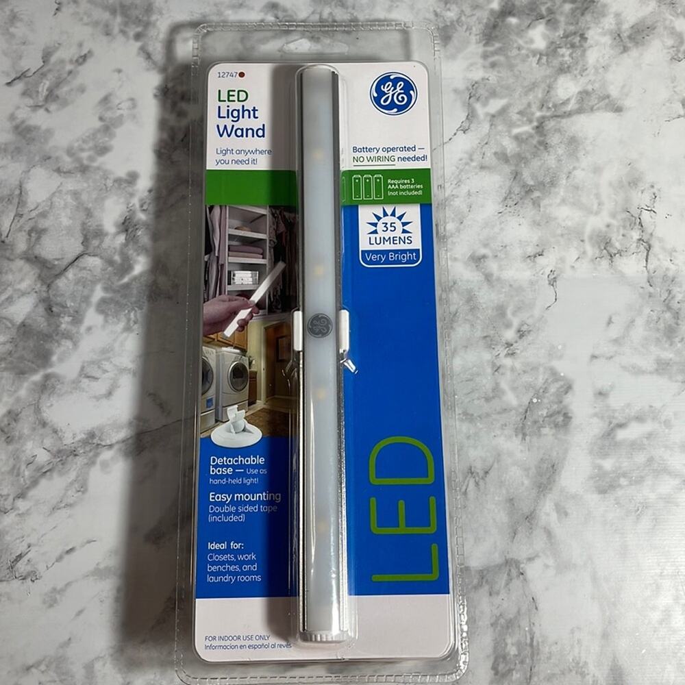 GE Indoor LED Light Wand 35 Lumens Very Bright NWT
